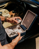 Hyde Park Four Watch Zip Case - Navy