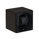 Swiss Kubik Single Watch Winder - Dark Brown Leather