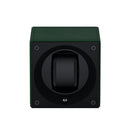 Swiss Kubik Single Watch Winder - Green Leather