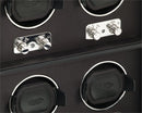 WOLF Heritage 4 Piece Watch Winder with Cover