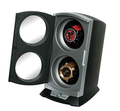 Versa automatic double on sale watch winder in black