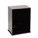 Diplomat Gothica Ebony Wood Nine Watch Winder with Black Leather Interior