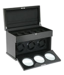 Volta Automatic Triple Watch Winder (Carbon Fiber) - Belleview Collection