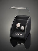Elma Motion Style II Double Watch winder - Black Silkmat (Matte)