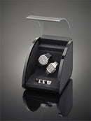 Elma Motion Style II Double Watch winder - High Gloss Black/Carbon Fiber
