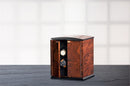Elma Motion Corona 4 Quad Watch winder - Burl Wood Piano Finish/Burl Wood Doors