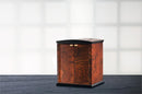 Elma Motion Corona 4 Quad Watch winder - Burl Wood Piano Finish/Burl Wood Doors