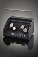 Elma Motion Style IV Quad Watch Winder - High Gloss Black/Carbon Fiber