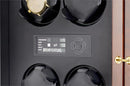 Elma Motion Corona 8 Watches Watch winder - Burl Wood Piano Finish/Glass Doors