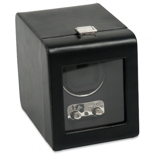 Single Watch Winder with Leather Case