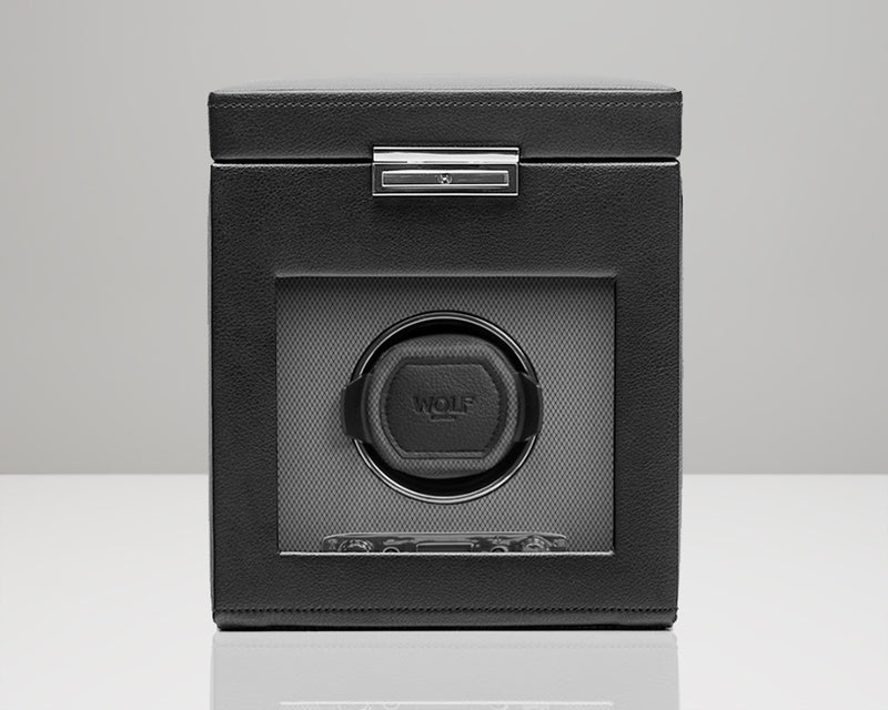 WOLF Viceroy Single Watch Winder with Cover and Storage