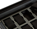 WOLF Axis 15 Piece Watch Box - Powder Coat