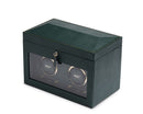 WOLF British Racing Double Watch Winder with Storage - Green
