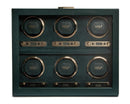 WOLF British Racing 6 Piece Watch Winder - Green