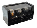 Pangaea T330 Triple Automatic Watch Winder- Black