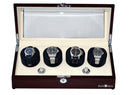 Pangaea Q360 Quad Automatic Four Watch Winder- Mahogany