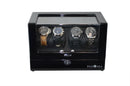 Pangaea Q350 Quad Automatic Watch Winder with LED Lights - Black