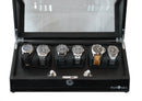 Pangaea Q630 Automatic Six Watch Winder with LED Light- Black