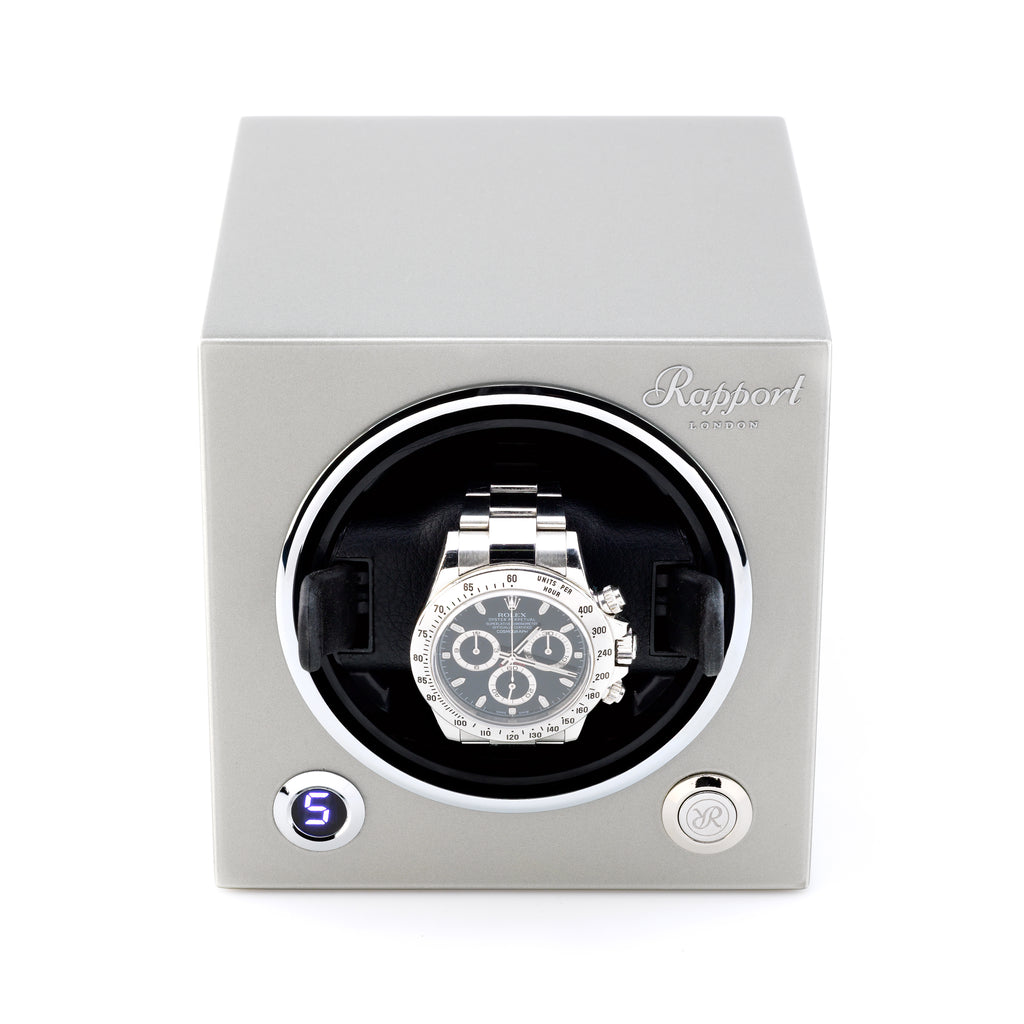 Cube top watch winder