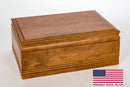 #H75W WoodTop 75 Count Cigar Humidor (Made in USA)