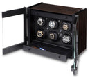 Orbita Avanti 6- Six Rotorwind Watch Winder (Macassar Wood/Carbon Fiber)