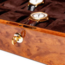 Rapport Heritage Ten 10 Watch Box - Burr Walnut