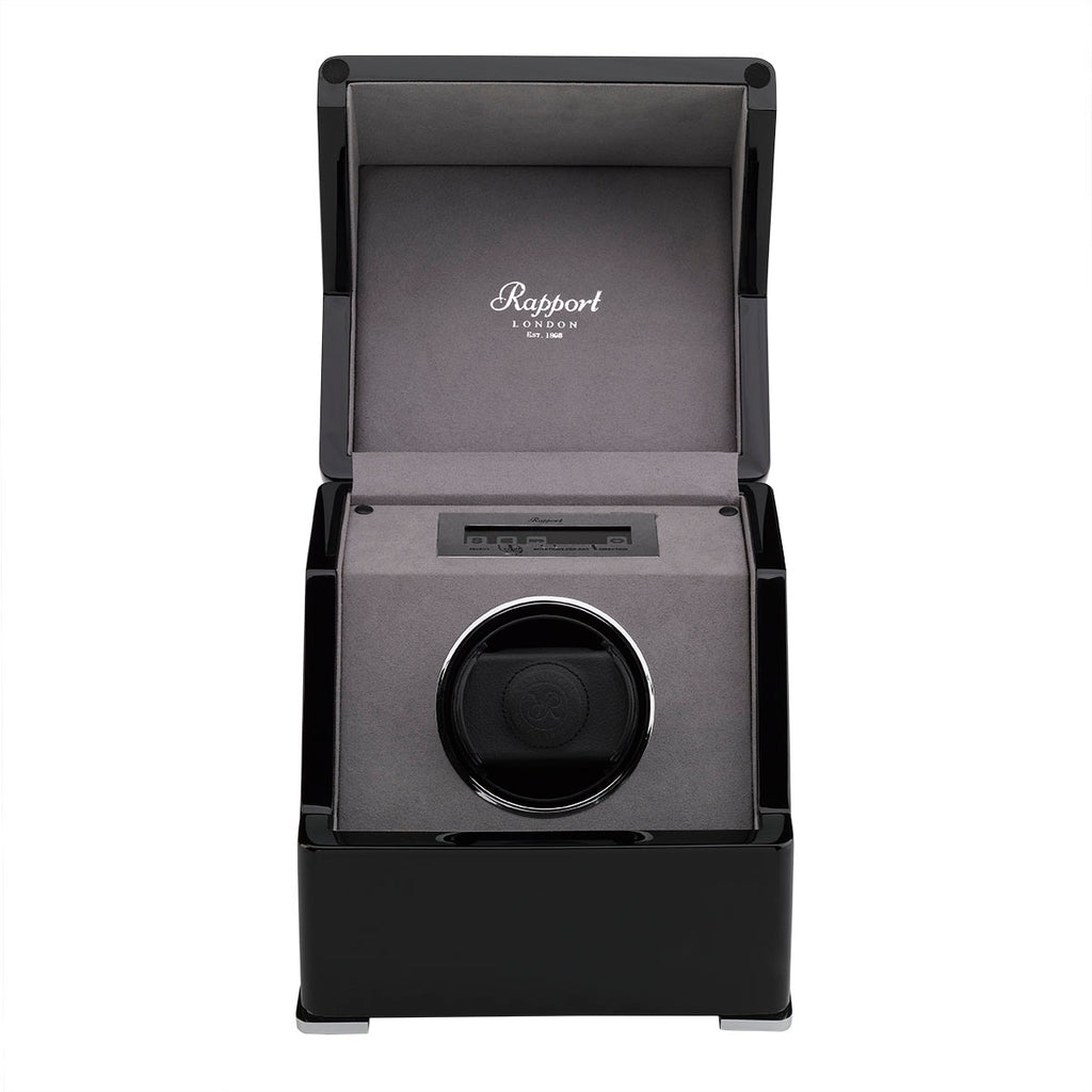 Rapport Perpetua III Single Watch Winder - Black – Watch Winder