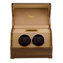 Rapport Perpetua III Double Watch Winder - Walnut