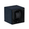 Swiss Kubik Single Watch Winder - Navy Blue Leather