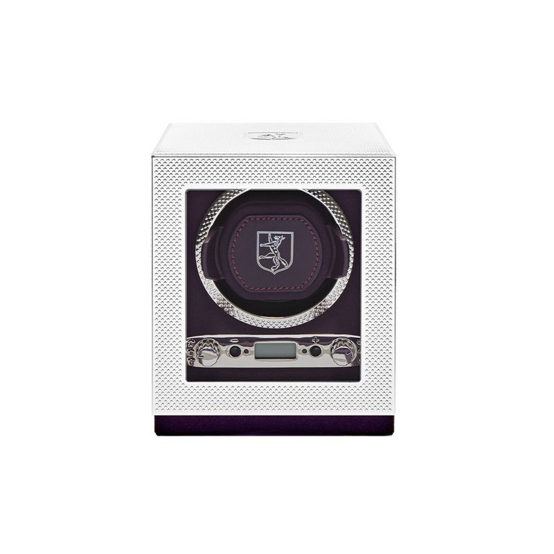 WOLF Silver Single Watch Winder
