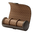 WOLF Earth Triple Watch Roll - Coffee