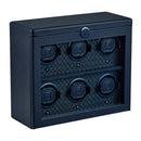 WOLF Earth 6 Piece Watch Winder - Midnight Blue