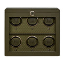 WOLF Earth 6 Piece Watch Winder - Olive