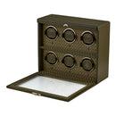 WOLF Earth 6 Piece Watch Winder - Olive