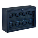 WOLF Earth 8 Piece Watch Winder - Midnight Blue