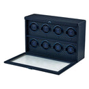 WOLF Earth 8 Piece Watch Winder - Midnight Blue