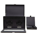 WOLF Heritage Double Watch Winder with Storage