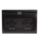 WOLF Heritage Double Watch Winder with Storage