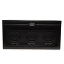WOLF Heritage Triple Watch Winder with Storage and Travel Case