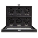 WOLF Heritage 6 Piece Watch Winder with Cover