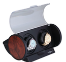 Diplomat Economy Double Watch Winder - Black/Burlwood