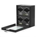 WOLF Oxford 4 Piece Watch Winder – Black