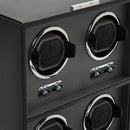 WOLF Oxford 4 Piece Watch Winder – Black