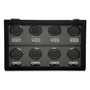 WOLF Oxford 8 Piece Watch Winder – Black