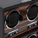 WOLF Macassar 4 Piece Watch Winder