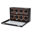 WOLF Macassar 8 Piece Watch Winder