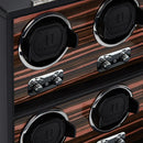 WOLF Macassar 8 Piece Watch Winder