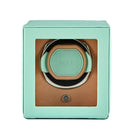 WOLF Single Cub Watch Winder with Cover - Seltzer Mint/Peach