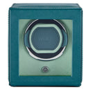 WOLF Single Cub Watch Winder with Cover - Seltzer Teal/Mint