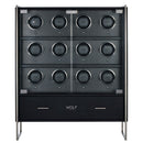 WOLF Axis 12 Piece Watch Winder Cabinet – Powder Coat
